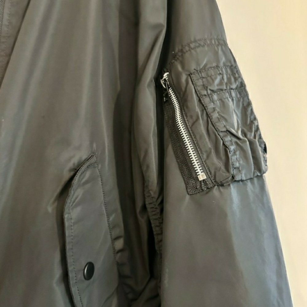 Alpha Industries MA-1 Slim Fit Black Bomber Jacket. Reversible.See Special Offer - Picture 6 of 8